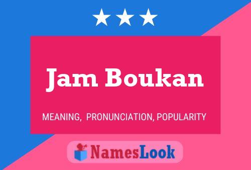 ملصق اسم Jam Boukan