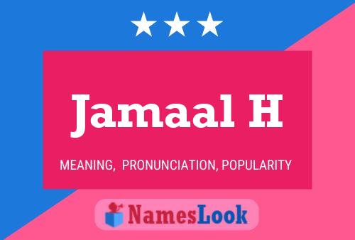 ملصق اسم Jamaal H