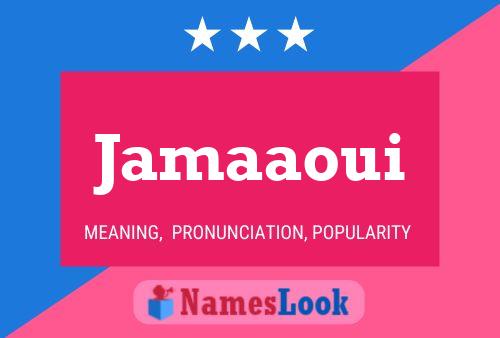 ملصق اسم Jamaaoui