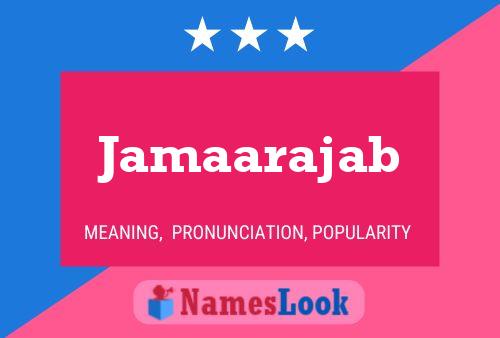 ملصق اسم Jamaarajab