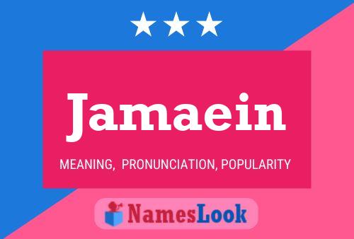 ملصق اسم Jamaein