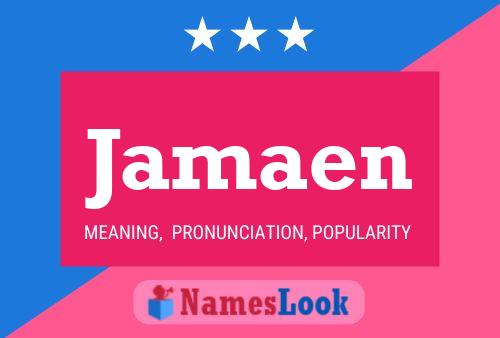 ملصق اسم Jamaen