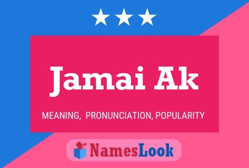 ملصق اسم Jamai Ak