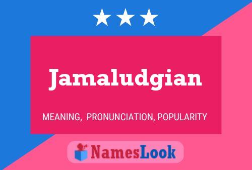 ملصق اسم Jamaludgian