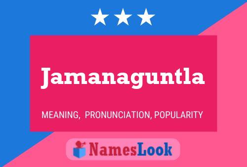 ملصق اسم Jamanaguntla