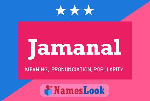 ملصق اسم Jamanal