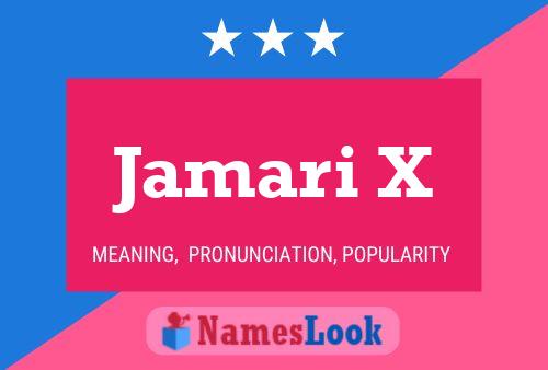 ملصق اسم Jamari X