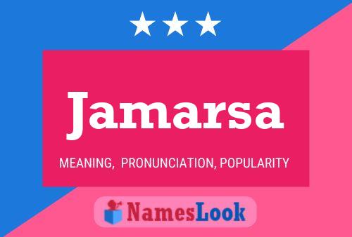 ملصق اسم Jamarsa