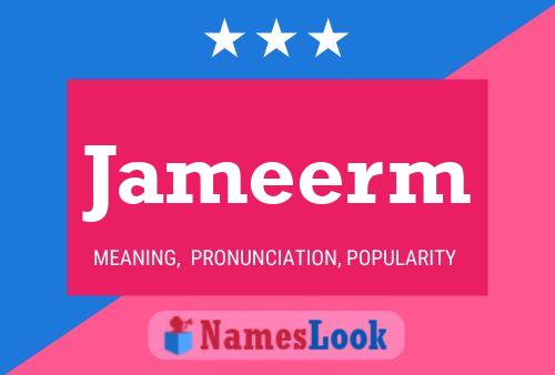 ملصق اسم Jameerm