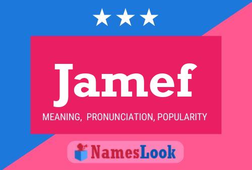 ملصق اسم Jamef