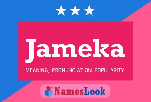 ملصق اسم Jameka