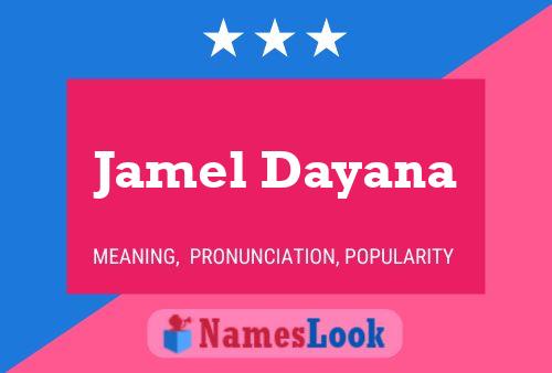 ملصق اسم Jamel Dayana