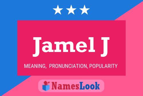 ملصق اسم Jamel J