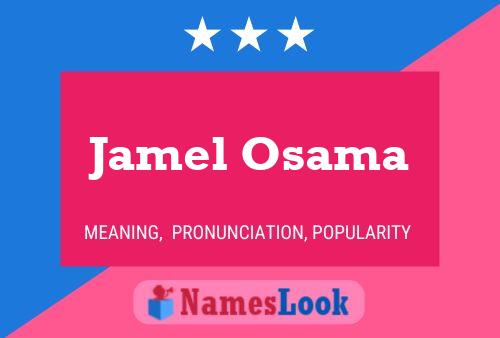 ملصق اسم Jamel Osama