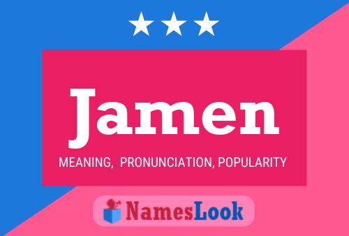 ملصق اسم Jamen