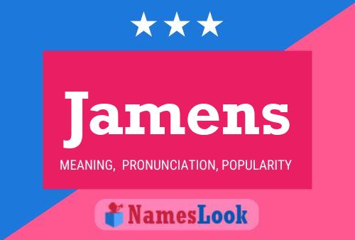 ملصق اسم Jamens