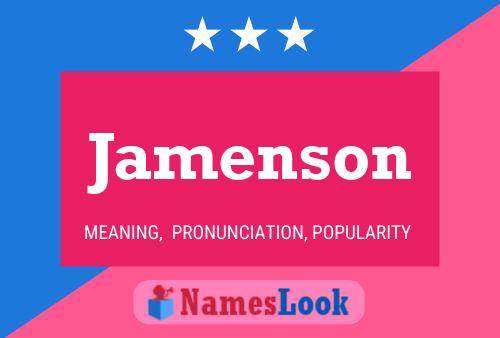 ملصق اسم Jamenson