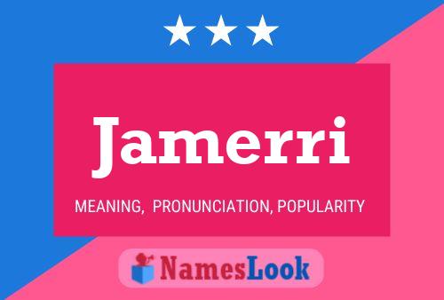 ملصق اسم Jamerri