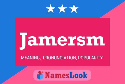 ملصق اسم Jamersm