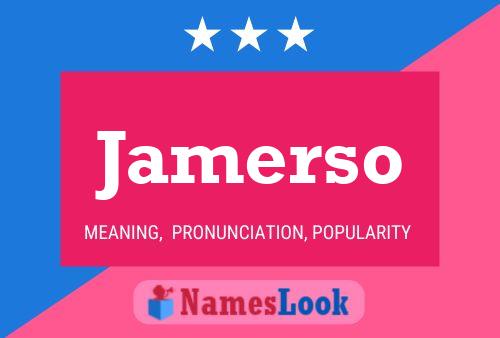 ملصق اسم Jamerso