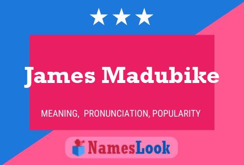 ملصق اسم James Madubike