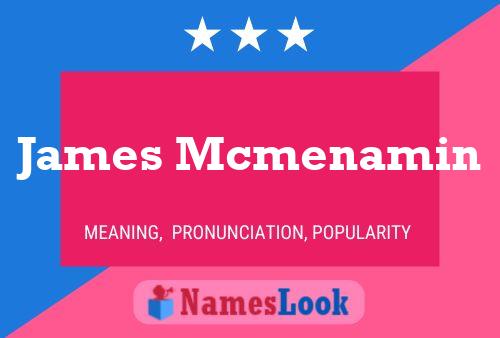 ملصق اسم James Mcmenamin