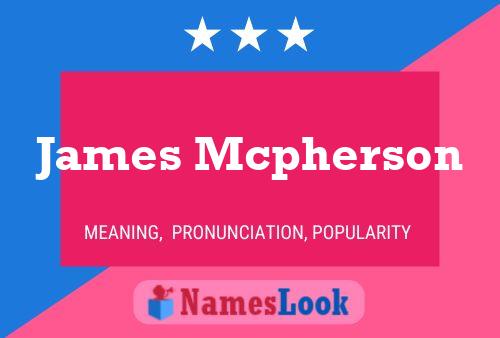 ملصق اسم James Mcpherson