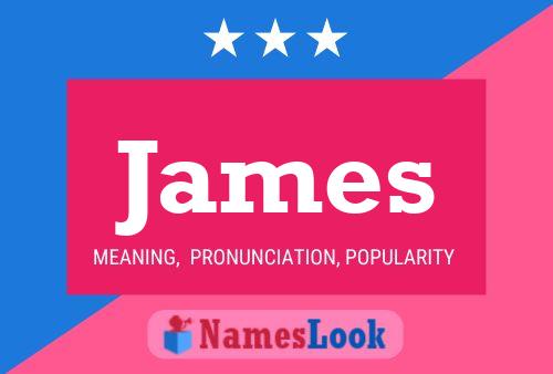 ملصق اسم James