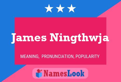 ملصق اسم James Ningthwja