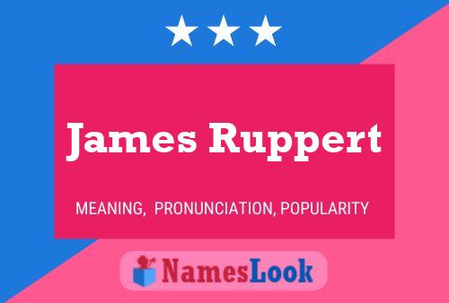 ملصق اسم James Ruppert