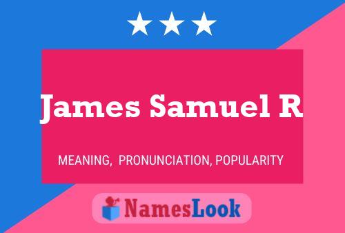 ملصق اسم James Samuel R