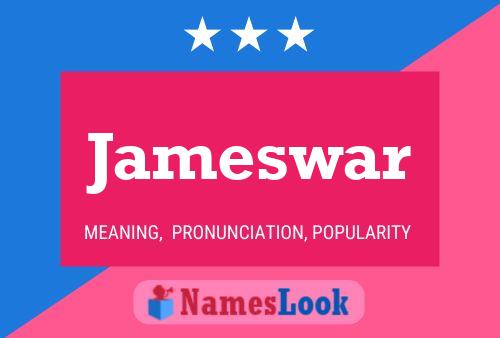 ملصق اسم Jameswar