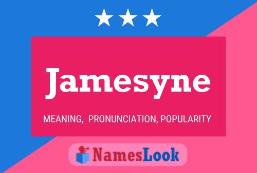 ملصق اسم Jamesyne