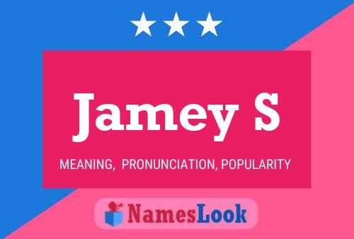 ملصق اسم Jamey S