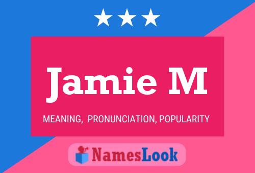 ملصق اسم Jamie M