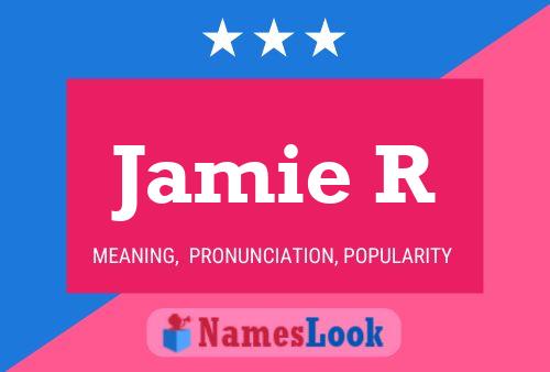 ملصق اسم Jamie R