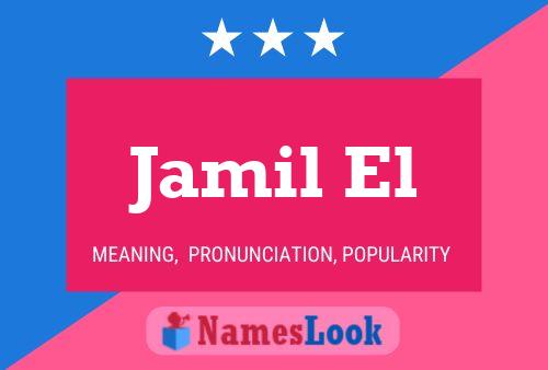 ملصق اسم Jamil El