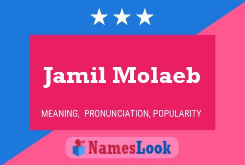 ملصق اسم Jamil Molaeb