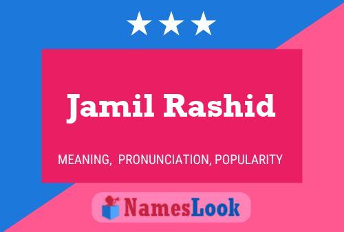 ملصق اسم Jamil Rashid