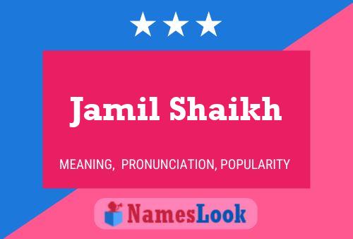 ملصق اسم Jamil Shaikh