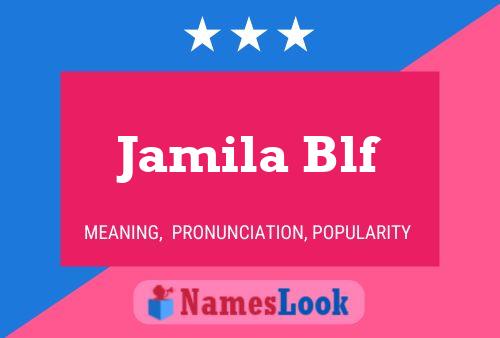 ملصق اسم Jamila Blf