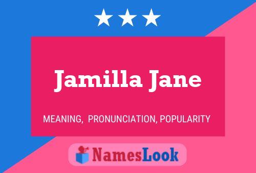 ملصق اسم Jamilla Jane