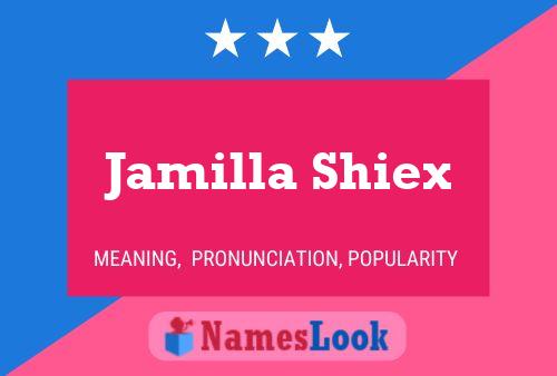 ملصق اسم Jamilla Shiex