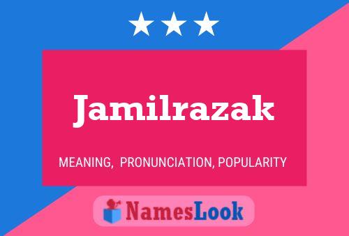 ملصق اسم Jamilrazak