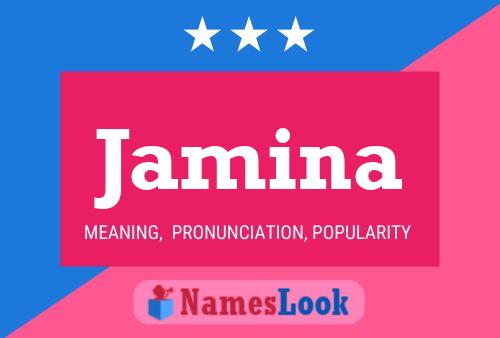 ملصق اسم Jamina