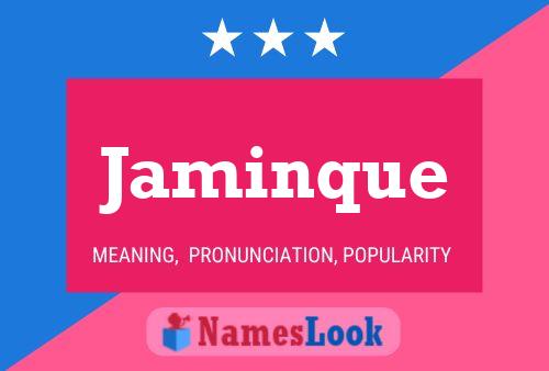 ملصق اسم Jaminque