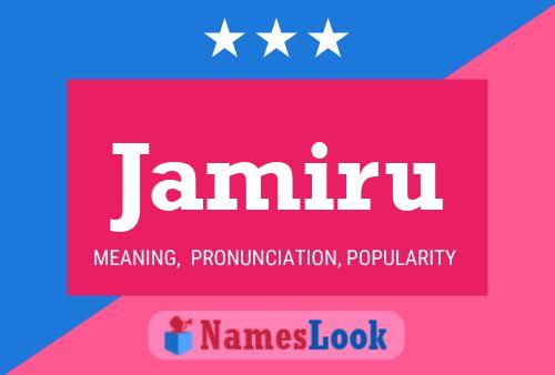 ملصق اسم Jamiru