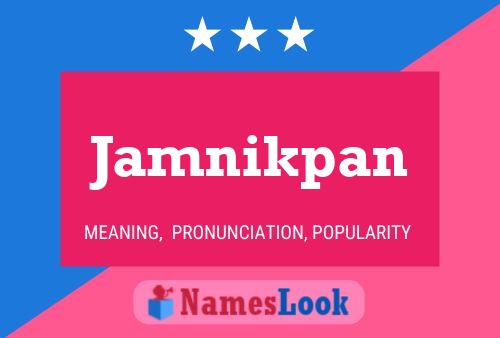 ملصق اسم Jamnikpan