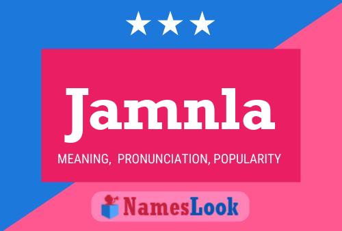 ملصق اسم Jamnla