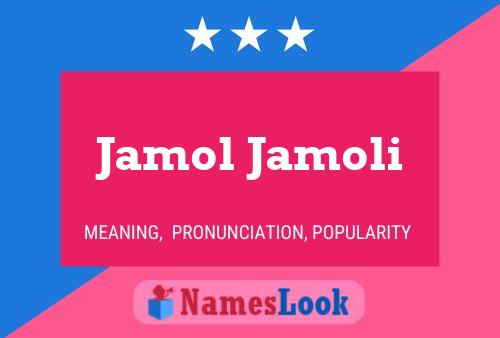 ملصق اسم Jamol Jamoli